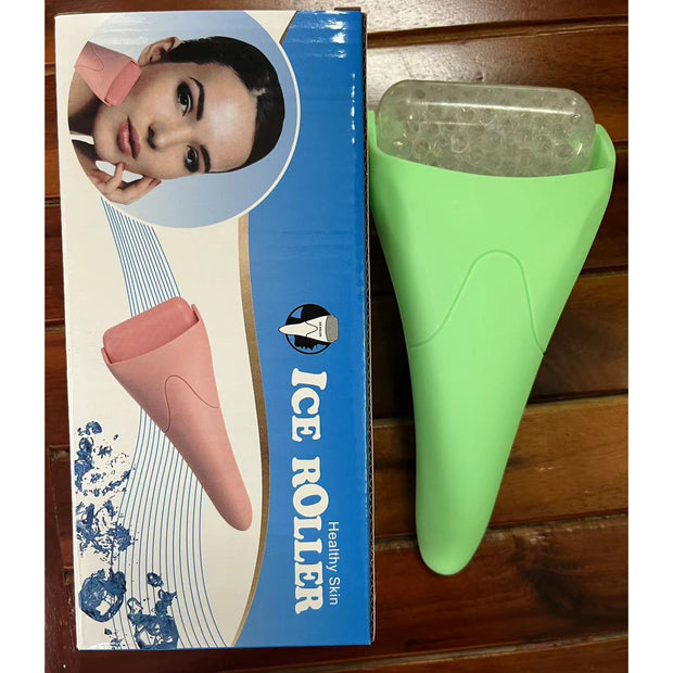 Ice Roller Massager for Face & Eyes – Puffiness & Pore Reducer