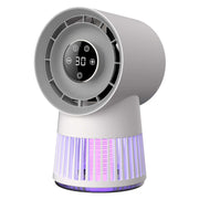2-in-1 mosquito killer lamp with fan and LED night light – safe for indoor bedroom use.
