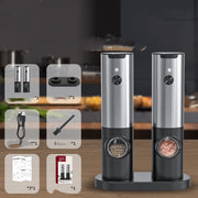 Modern pepper mill design close-up