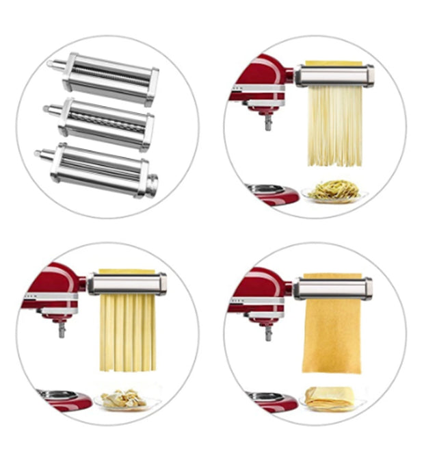 Pasta roller with different thickness options