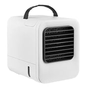 "Glowzy summer cooling fan white color"