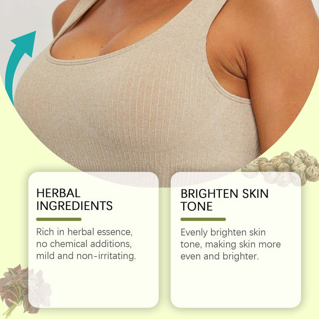 "Herbal chest care cream for firming and lifting – plant