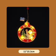 Santa design LED hanging ornament
