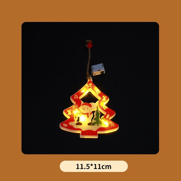 Holiday decorations with LED string lights