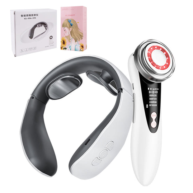 “LED Light Beauty Instrument on Face”