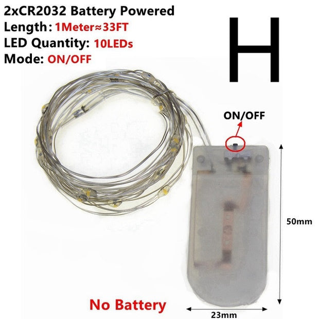 LED string lights wreath for festive party and wedding decoration