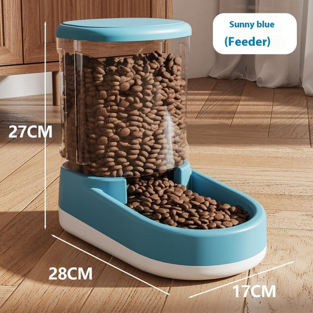 Cat and dog dual food and water dispenser