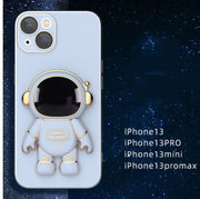 Astronaut iPhone Case – 3D Cute Design, Shockproof, Stand Holder Cover