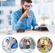 Closeup of dispenser spout and touch button