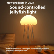 Hanging style jellyfish mood lamp in bedroom