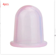 Silicone Cupping Therapy Set – Transparent Medium Vacuum Cups for Massage – Multiple Colors