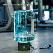 "Hydrogen-rich water bottle for fitness and health"