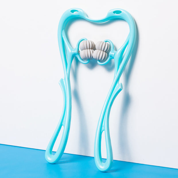 Handheld neck massage gadget for muscle recovery