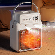 1200W Heater Humidifier Combo - Table Heater with Overheat Protection for Office Home