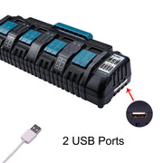 Fast charger for electric tools – front view