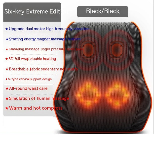 Extreme Edition Heated Back & Seat Massager – Full Body Vibration & Heat Therapy