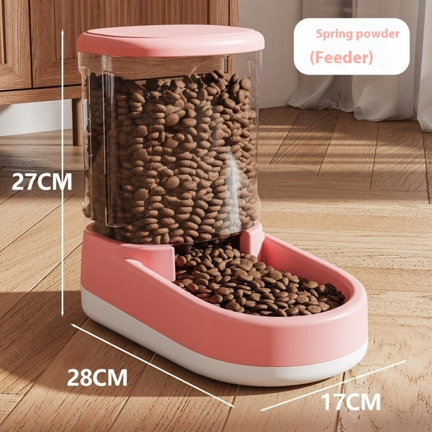 Automatic Cat & Dog Water Fountain Feeder – Dual Food & Water Dispenser