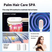 USB Rechargeable Hair Growth Comb Frosted Gold Edition