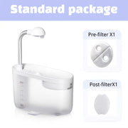 White Filter Element Set – Replacement Filters for Automatic Pet Water Fountain