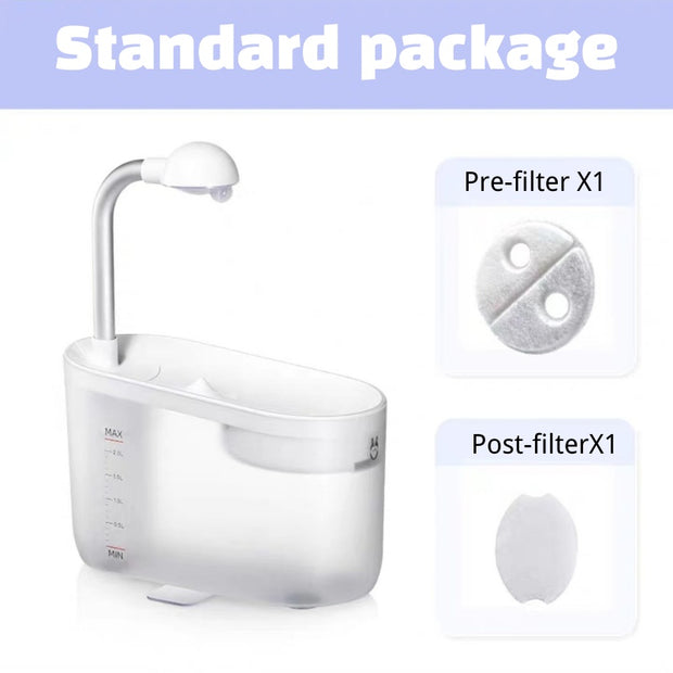 White Filter Element Set – Replacement Filters for Automatic Pet Water Fountain