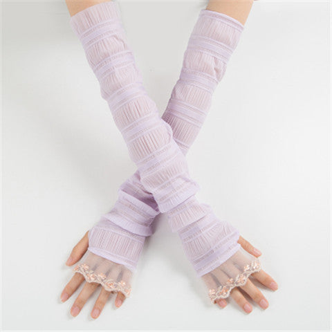 Summer sun protection gloves for women