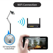 Motion detection wireless bulb camera