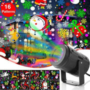 Snowflake Projector Light - Rotating Christmas Pattern LED Outdoor Holiday Lighting