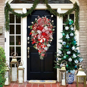 Upside Down Christmas Tree - Space-Saving Door Wall Decoration for Holiday