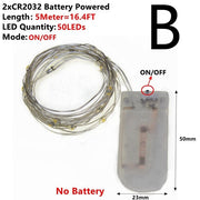 Copper Wire LED Lights for Parties and Weddings