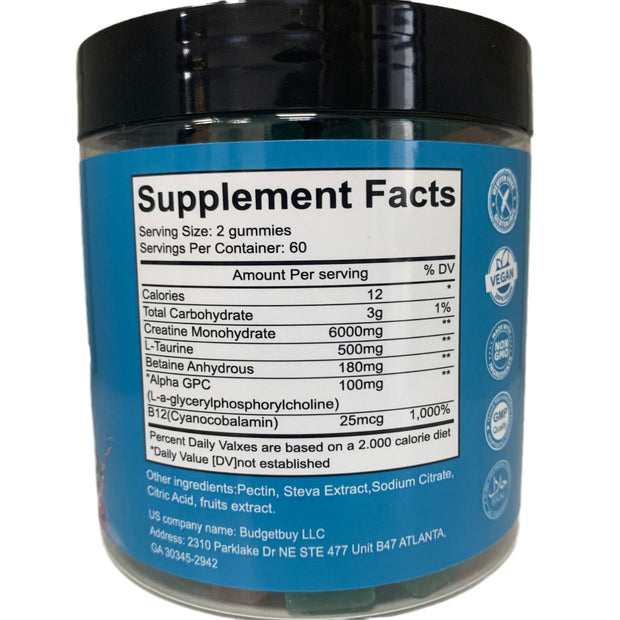 Performance-enhancing gummies for workout recovery