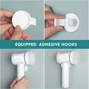 Spin Brush with interchangeable heads
