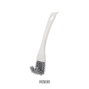 Durable barbecue grill cleaning brush with handle
