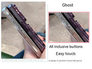 Black electroplated rabbit phone cover for iPhone