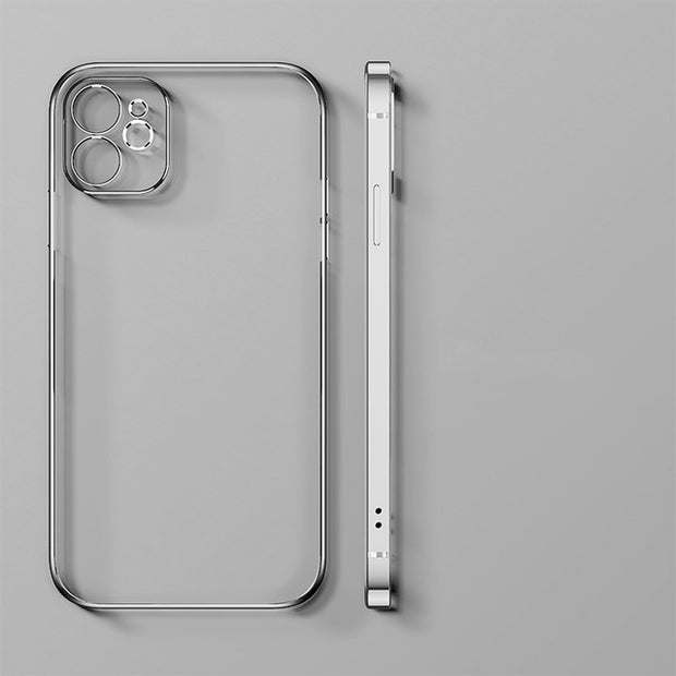 Transparent Ultra-Thin iPhone Case – Slim, Shockproof & Scratch Resistant Cover