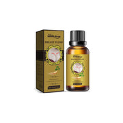 "Breast massage essential oil for natural enhancement, skin tightening and firming care"