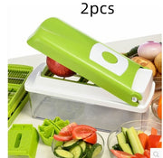 12-in-1 Multifunctional Vegetable Chopper Slicer with Container